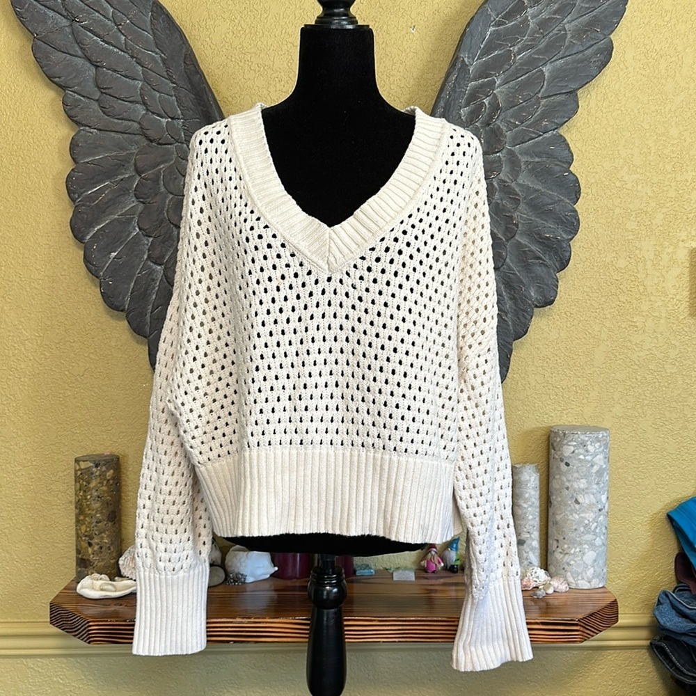 Dynamite Knit Vneck Sweater